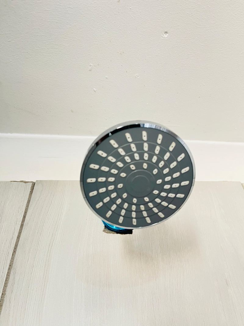 Modern shower fixture and hot water