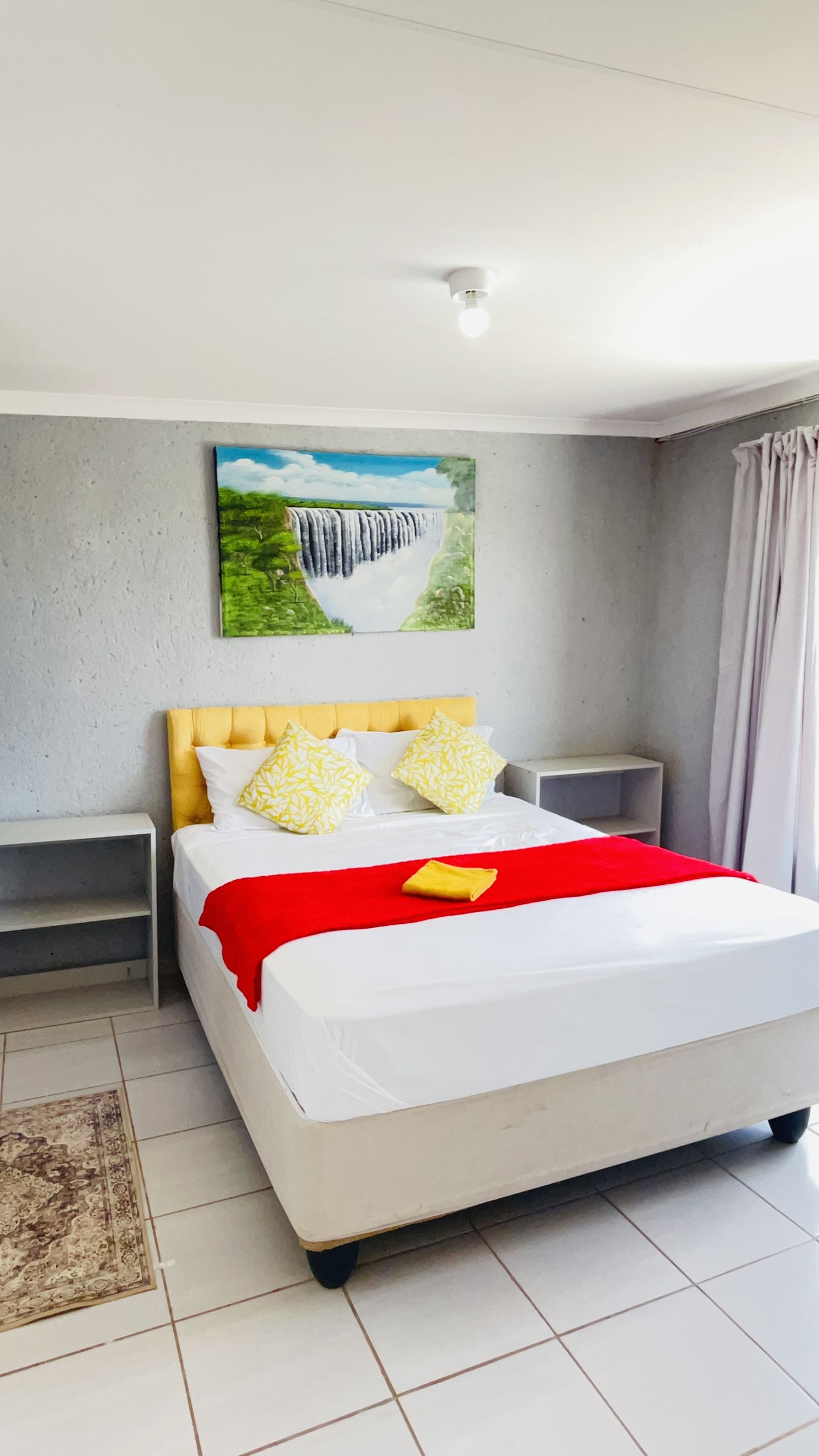 The Room dressed with fresh linen and warm accents